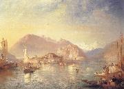 James Baker Pyne Isola Bella,Lago Maggiore oil